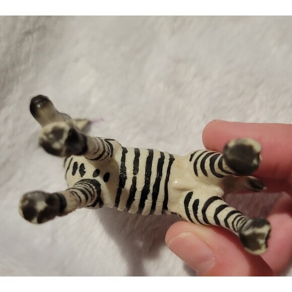 Vintage Schleich Zebra Male Adult Wildlife Animal Figure 1998 Retired 14148 - Picture 4 of 5